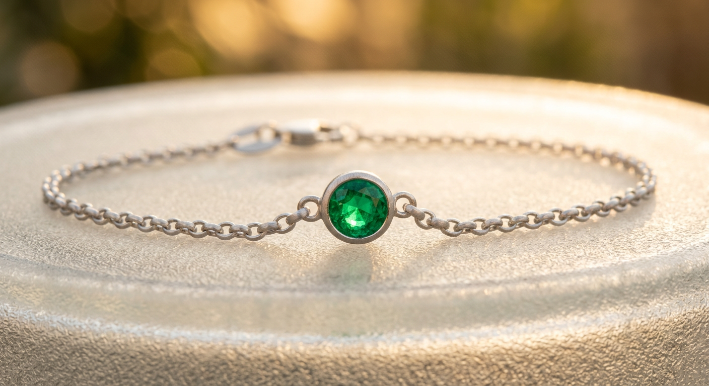 Iolite Chain Anklet