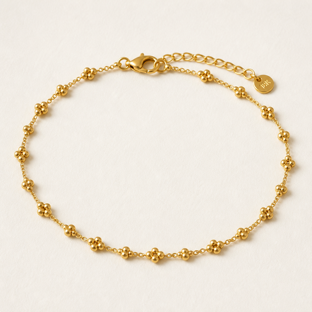 Petal Bead Anklet